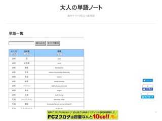大人の英単語ノート