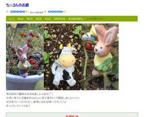 ちーさんのお庭