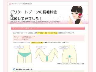 デリケートゾーン脱毛料金比較