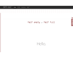 EMPTY HALF