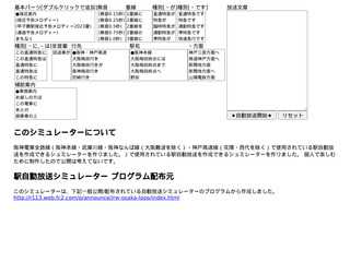 阪神電車自動放送シュミレーター
