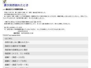 妻が突然倒れたとき――脳出血からの奇跡的回復（事実を淡々と）――