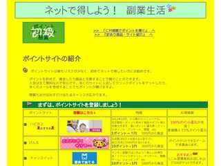 ネットで得しよう！副業生活
