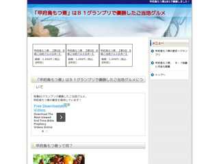 「甲府鳥もつ煮」Ｂ１グランプリで優勝したご当地グルメのサイト