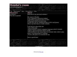 moudaiのホムペ