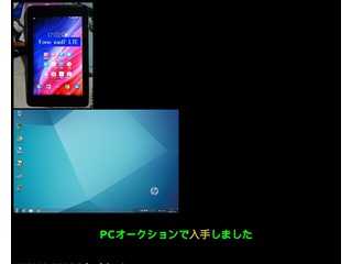 PCオークションで入手しました