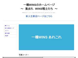 一橋大学軟式野球サークルWINS