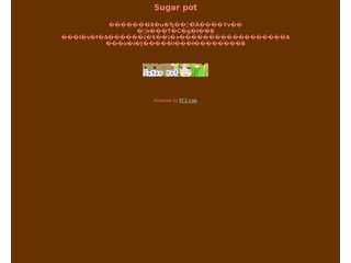 Sugar pot