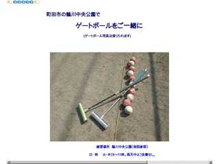 ゲートボールをご一緒に